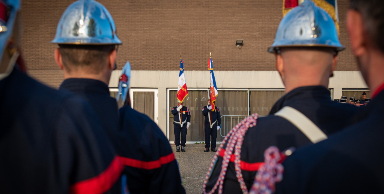 Passation de commandement Les Mureaux / Lancement du futur chantier du CIS
