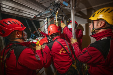 Les pompiers du SMP parés à intervenir en milieu périlleux