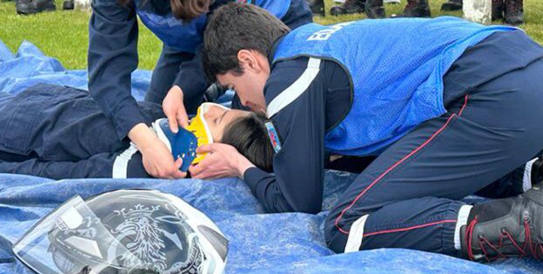 Rassemblement technique départemental des jeunes sapeurs-pompiers des Yvelines