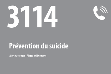 3114 Numéro d'appel de Prévention suicide