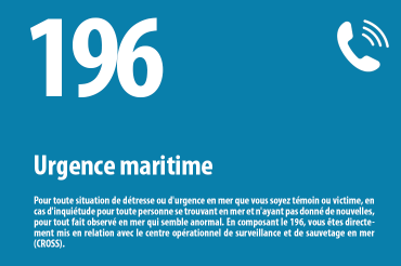 196 Numéro d'appel d'urgence maritime