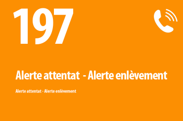 197 Numéro d'appel d'alerte enlèvement