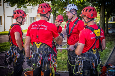 Les pompiers du SMP se préparant pour une intervention