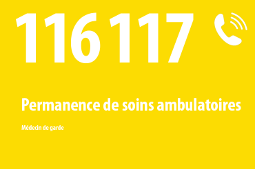 116 117 Numéro d'appel de permanence de soins ambulatoires